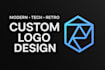 modern minimalist logo design for your brand