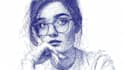 draw your portrait in scribble art style