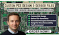 design a pcb and generate the gerber files