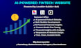 develop ai powered fintech website with payment and CRM integration
