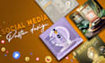 do creative social media all poster, flyer, food banner