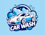 creative car wash, auto detailing and mechanic logo design