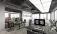 design and render office, workspace studio, headquarters