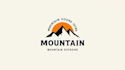make eye catching mountain logo