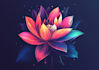 design symbolic plant based mystic emblem