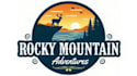 design outstanding deer and mountain logo