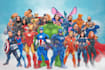 amazing superhero comic cartoon characters