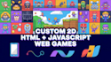 create 2d javascript, html game for website