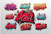 create graffiti art design for your logo or word
