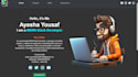 build a modern personal or business react portfolio website