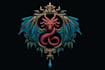 make a fantasy game logo