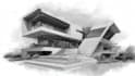 draw architectural design concept sketching in procreate