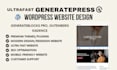 generatepress wordpress website with generateblocks pro, kadence, gutenberg