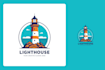 modern professional high quality lighthouse logo design
