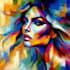 draw abstract painting art or color abstract art