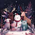 design christmas themed illustration