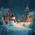 do a christmas card christmas illustration