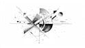 draw a unique abstract graphic fine line tattoo design