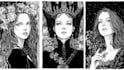 do unique hand drawn black and white classic illustrations