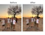 photo retouching, manipulation, background and object change