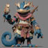 illustrate fantasy art creatures and characters
