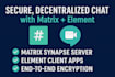 set up a secure matrix chat server with android app support