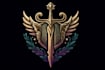 make a fantasy game logo