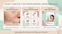 design skincare high converting static ads only for skincare brands