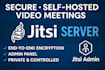 set up a secure jitsi server with jitsi admin panel
