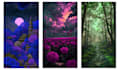 create anime style scenery