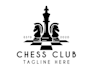 make exclusive chess logo design copyright concept