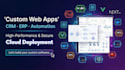 build custom websites and web applications as a full stack developer
