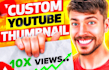 design attractive click bait  amazing youtube thumbnails