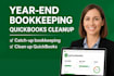 do year end bookkeeping, catch up and cleanup in quickbooks online