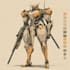 do anime style mecha robot illustrations