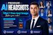 create professional ai headshots and ai portraits for business profiles