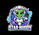 do alien smoking killer mascot logo design
