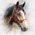 royal riding horses portrait in high quality