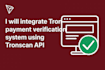 integrate tron blockchain payment system