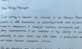 handwrite notes, letters and documents