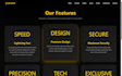 create a modern, responsive and animated website using HTML, CSS and js