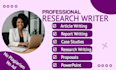write computer science research summaries and project reports