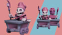 design cute 3d model, mascot, cartoon, game character