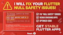 fix flutter bugs, firebase issues and crashes in 24 hours