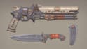 draw custom weapon gun, knife or itens, finished 2d concept