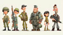 draw military themed illustrations