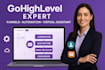 build gohighlevel funnels, websites, and automations