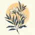 design a hand drawn botanical boho logo
