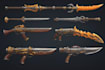 design unique weapons illustrations, assets and props
