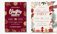 design custom christmas party invitations and event cards